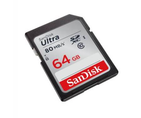 Карта памяти SanDisk 64GB SDXC Class 10 UHS-I (SDSDUNC-064G-GN6IN)