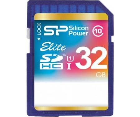 Карта памяти Silicon Power 32Gb SDHC class 10 (SP032GBSDHAU1V10)