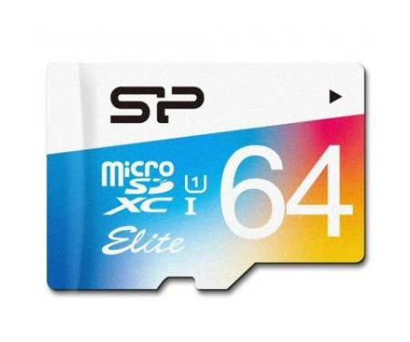 Карта памяти Silicon Power 64GB microSDXC class 10 UHS-I (SP064GBSTXBU1V20)