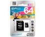 Карта памяти Silicon Power 64GB microSDXC Class 10 UHS-ISDR (SP064GBSTXBU1V10SP)