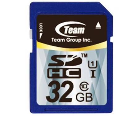 Карта памяти TEAM 32GB SDHC Class 10 UHS-1 (TSDHC32GUHS01)