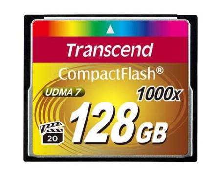 Карта памяти Transcend 128Gb Compact Flash 1000x (TS128GCF1000)