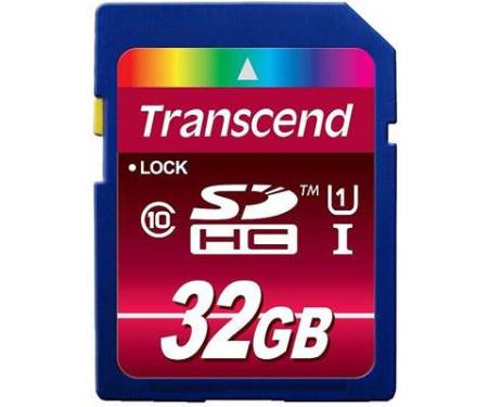 Карта памяти Transcend 32Gb SDHC class 10 UHS-I (TS32GSDHC10U1)