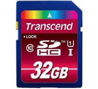 Карта памяти Transcend 32Gb SDHC class 10 UHS-I (TS32GSDHC10U1)