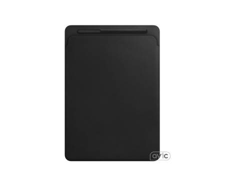 Чехол Apple Leather Sleeve for 12.9 iPad Pro - Black (MQ0U2)