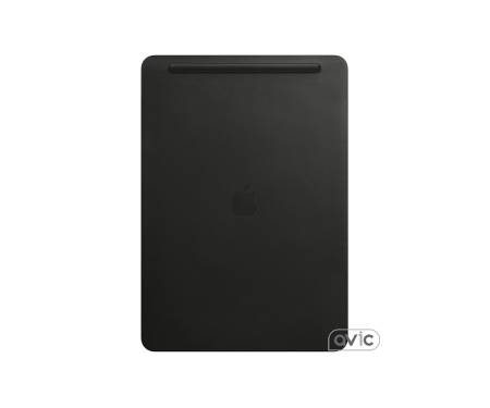 Чехол Apple Leather Sleeve for 12.9 iPad Pro - Black (MQ0U2)