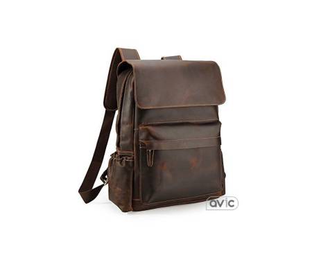 Tiding Men Crazy Horse Leather Backpack (3582FS)