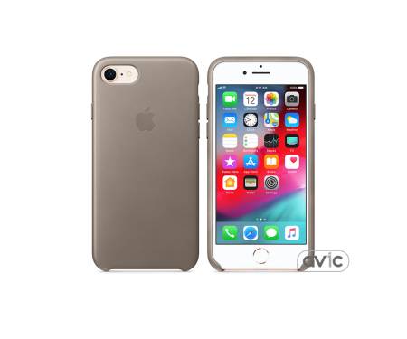 Чехол для смартфона Apple iPhone 8 / 7 Leather Case - Taupe (MQH62)