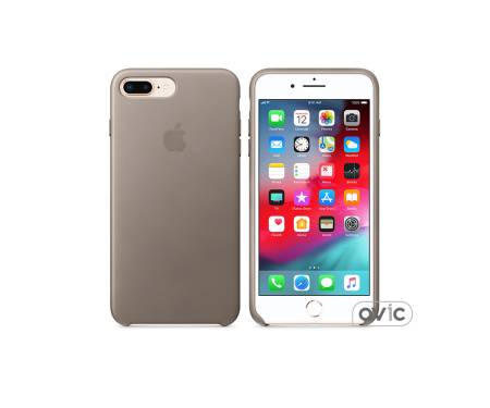 Чехол для смартфона Apple iPhone 8 Plus / 7 Plus Leather Case - Taupe (MQHJ2)