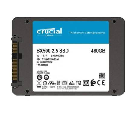 SSD накопитель 2.5 480GB MICRON (CT480BX500SSD1)
