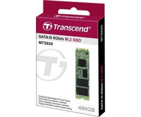 SSD накопитель M.2 2280 480GB Transcend (TS480GMTS820S)