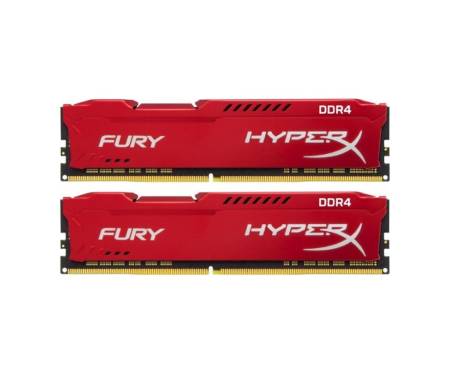 Kingston 16 GB (2x8GB) DDR4 2666 MHz HyperX Fury Red (HX426C16FR2K2/16)