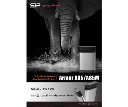 Внешний накопитель 2.5 1TB Silicon Power (SP010TBPHDA85S3S)