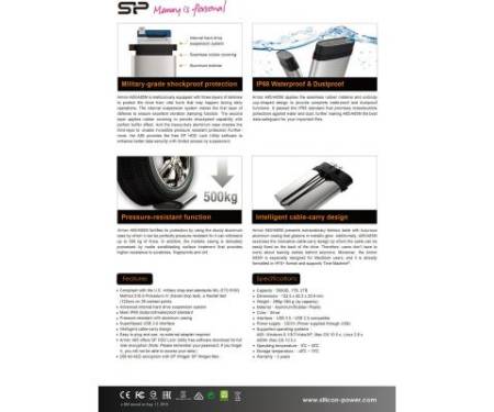 Внешний накопитель 2.5 1TB Silicon Power (SP010TBPHDA85S3S)