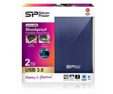 Внешний накопитель 2.5 2TB Silicon Power (SP020TBPHDA80S3B)