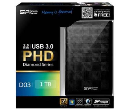 Внешний накопитель Silicon Power 2.5 1TB (SP010TBPHDD03S3K)