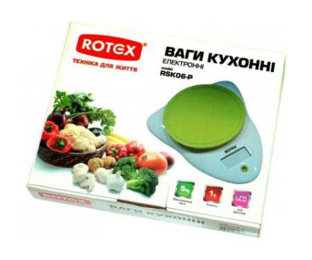 Весы кухонные Rotex RSK06-P