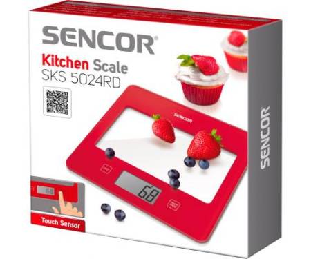 Весы кухонные Sencor SKS5024RD