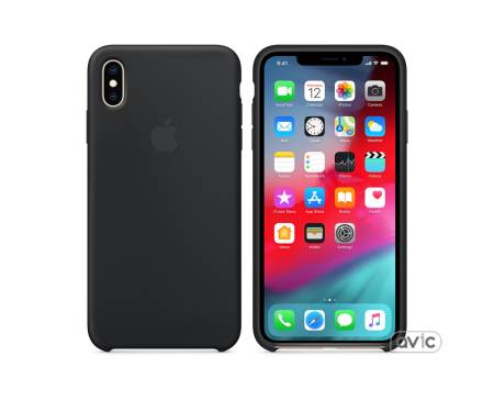 Чехол для смартфона Apple iPhone XS Max Silicone Case - Black (MRWE2)