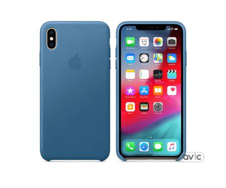 Чехол для смартфона Apple iPhone XS Max Leather Case - Cape Cod Blue