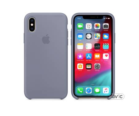 Чехол для смартфона Apple iPhone XS Silicone Case - Lavender Gray