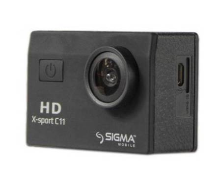 Экшн-камера Sigma Mobile X-sport C11 black (4827798324110)