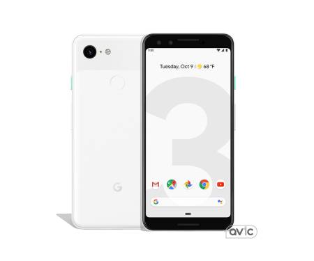 Смартфон Google Pixel 3 128GB Cleraly White