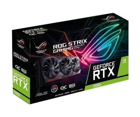 Видеокарта ASUS GeForce RTX2080 8192Mb ROG STRIX OC GAMING (ROG-STRIX-RTX2080-O8G-GAMING)