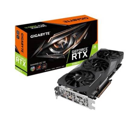 Видеокарта GIGABYTE GeForce RTX2080 Ti 11Gb GAMING OC (GV-N208TGAMING OC-11GC)
