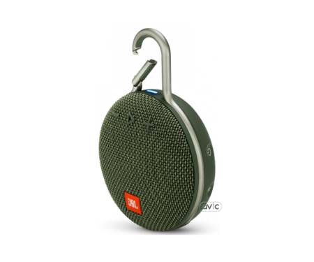 Колонка JBL Clip 3 Green (JBLCLIP3GRN)