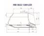 Вытяжка MINOLA HBI 5822 BL 1200 LED