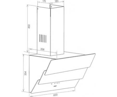 Вытяжка ZIRTAL FALCON 60 WH