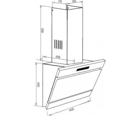 Вытяжка ZIRTAL FORTE 60 BL