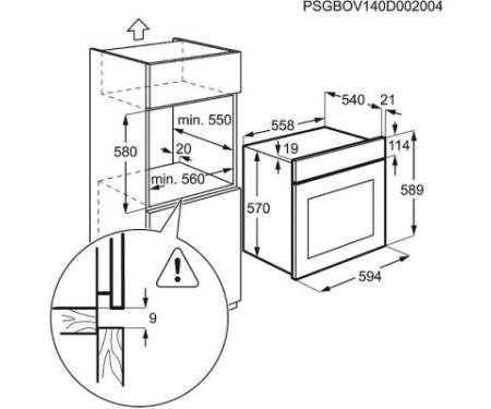 Духовка ELECTROLUX EZB 53430 AW