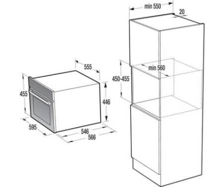 Духовка Gorenje BCM 547S12X