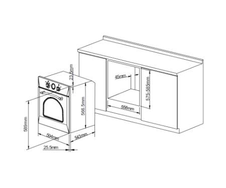 Духовка PYRAMIDA F 89 MA IV RUSTICO