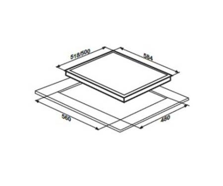 Варочная поверхность Liberty PG6141G-CCW (420)