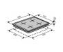 Варочная поверхность Ventolux HSF640-T3G T (WH)