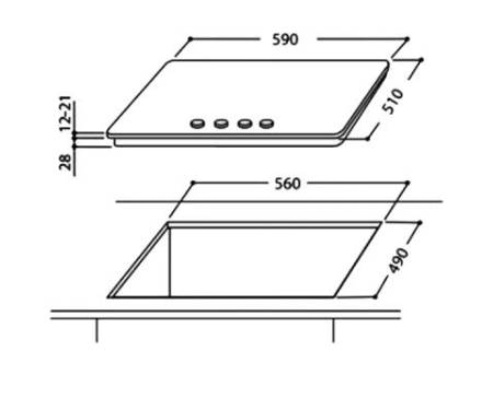 Варочная поверхность Whirlpool GMA 6411/IX (GMA6411IX)