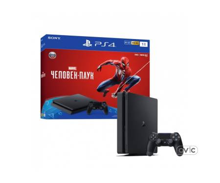 Игровая приставка Sony PlayStation 4 Slim PS4 Slim 500GB + Spider-Man