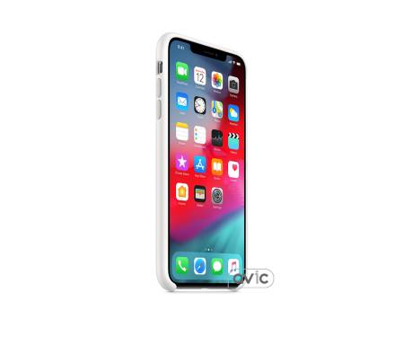 Чехол Apple iPhone XS Max Silicone Case - White (MRWF2)