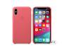 Чехол Apple iPhone XS Leather Case - Peony Pink (MTEU2)