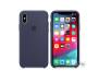 Чехол Apple iPhone XS Silicone Case - Midnight Blue (MRW92)