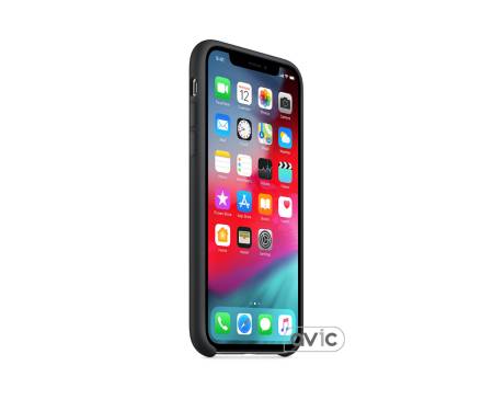 Чехол Apple iPhone XS Silicone Case - Black (MRW72)