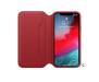 Чехол Apple iPhone X Leather Folio - Berry (MQRX2)