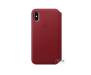 Чехол Apple iPhone X Leather Folio - Berry (MQRX2)