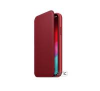 Чехол Apple iPhone X Leather Folio - Berry (MQRX2)