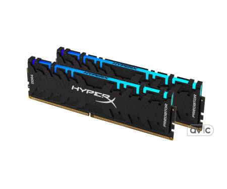 Память Kingston 16 GB 2x8GB DDR4 3600 MHz HyperX Predator RGB (HX436C17PB3AK2/16)