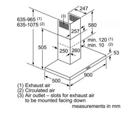 Вытяжка BOSCH DWB66DM50