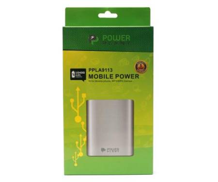 Power Bank PowerPlant PB-LA9113 10400mAh 1*USB/2.1A (PPLA9113)